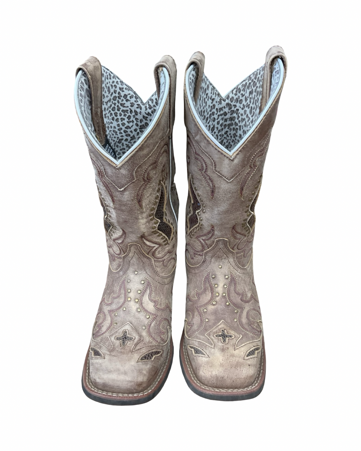 Boots Western By Laredo In Tan, Size:7