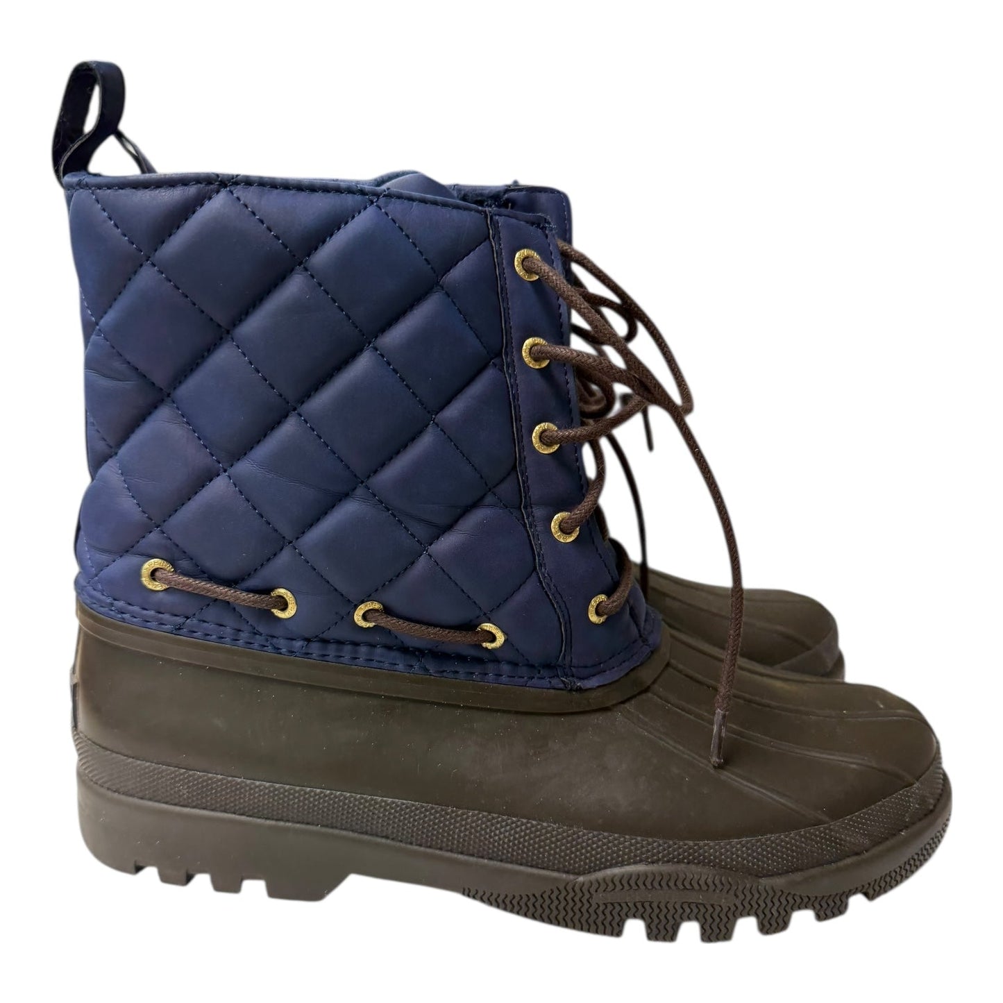 Boots Rain By Sperry In Black & Blue, Size:10