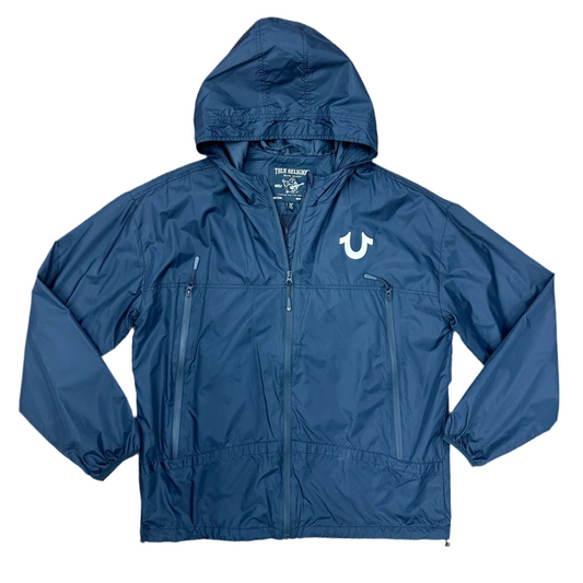 Jacket Windbreaker By True Religion In Black, Size: M