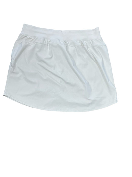 Athletic Skort By Livi Active In Cream, Size:2X