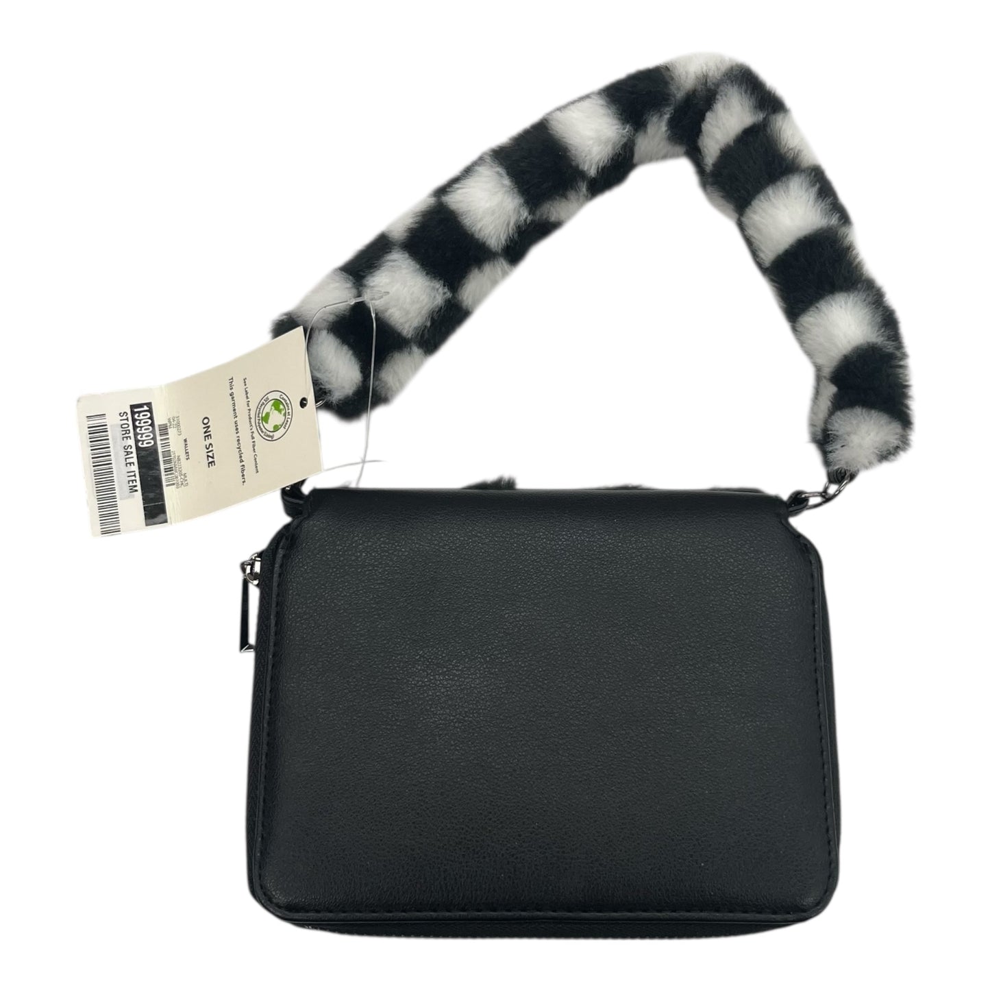 Wallet By No Boundaries In Black & White, Size:Small