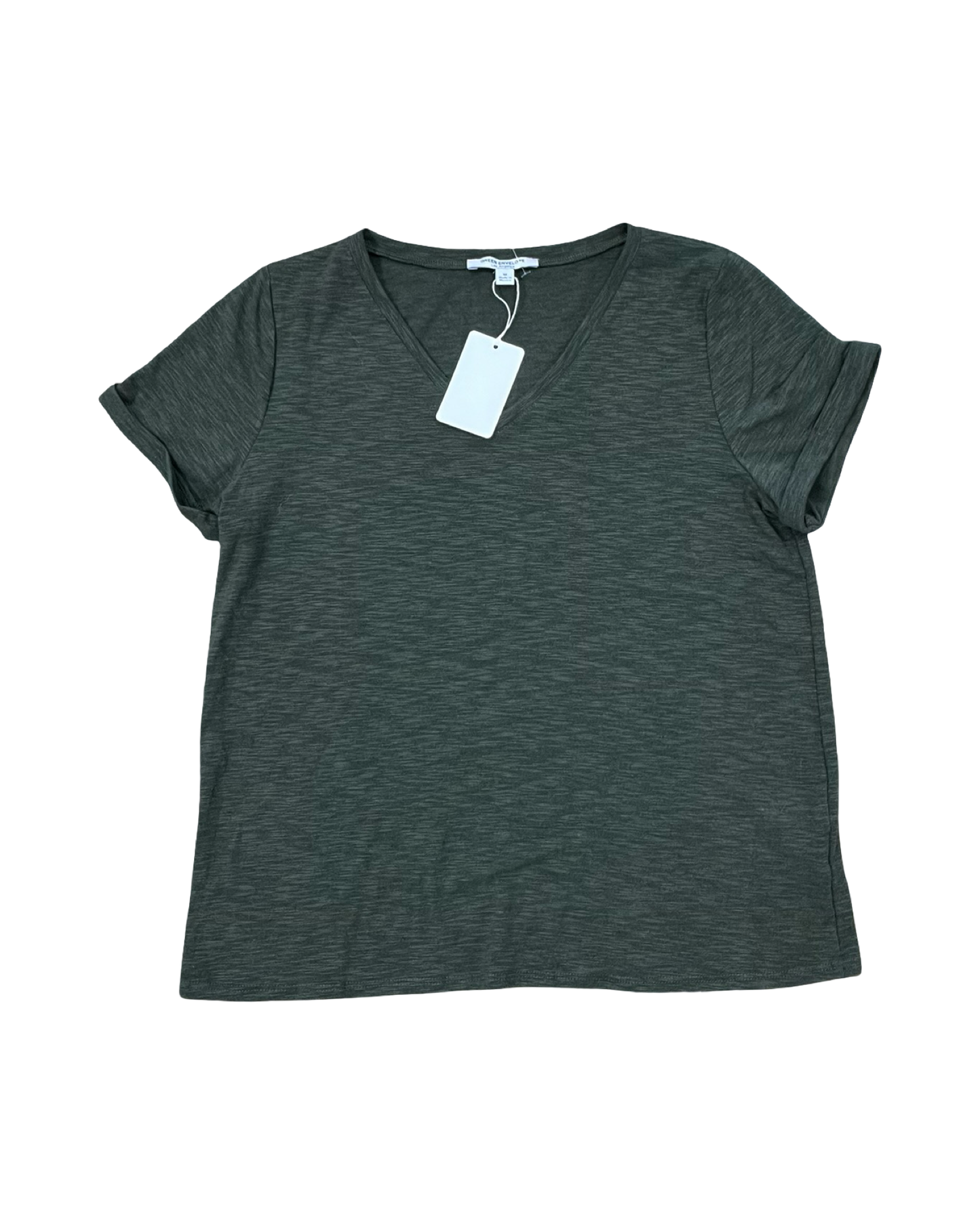 Top Ss By Green Envelope In Green, Size:M
