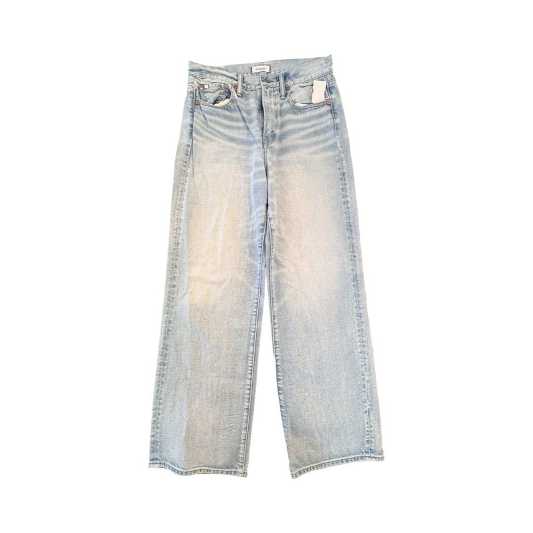 Jeans Straight By American Eagle In Blue Denim, Size:8