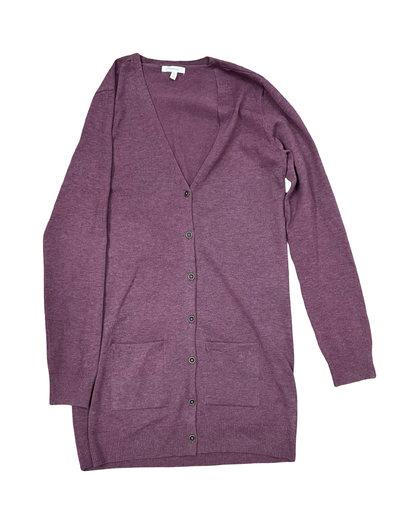 Sweater Cardigan By Maurices In Mauve, Size:Xs