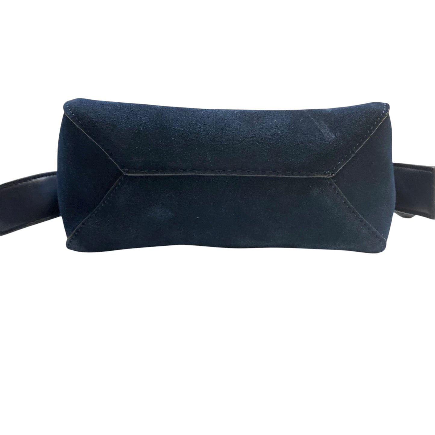 Handbag Leather By Mng In Navy, Size:Small