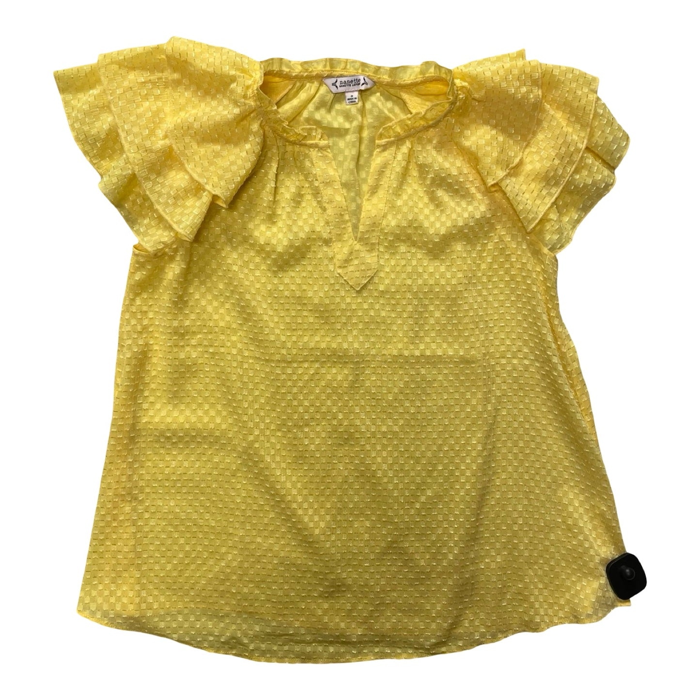Top Ss By Nanette By Nanette Lepore In Yellow, Size:S