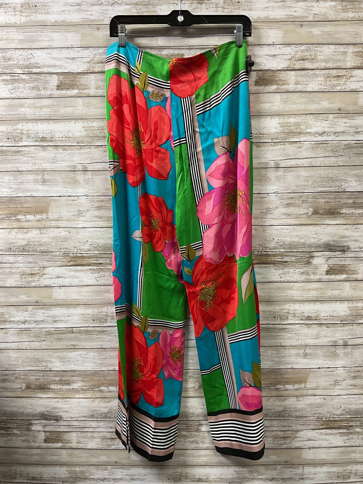 Pants Set 2Pc By Trina Turk In Floral Print, Size:M