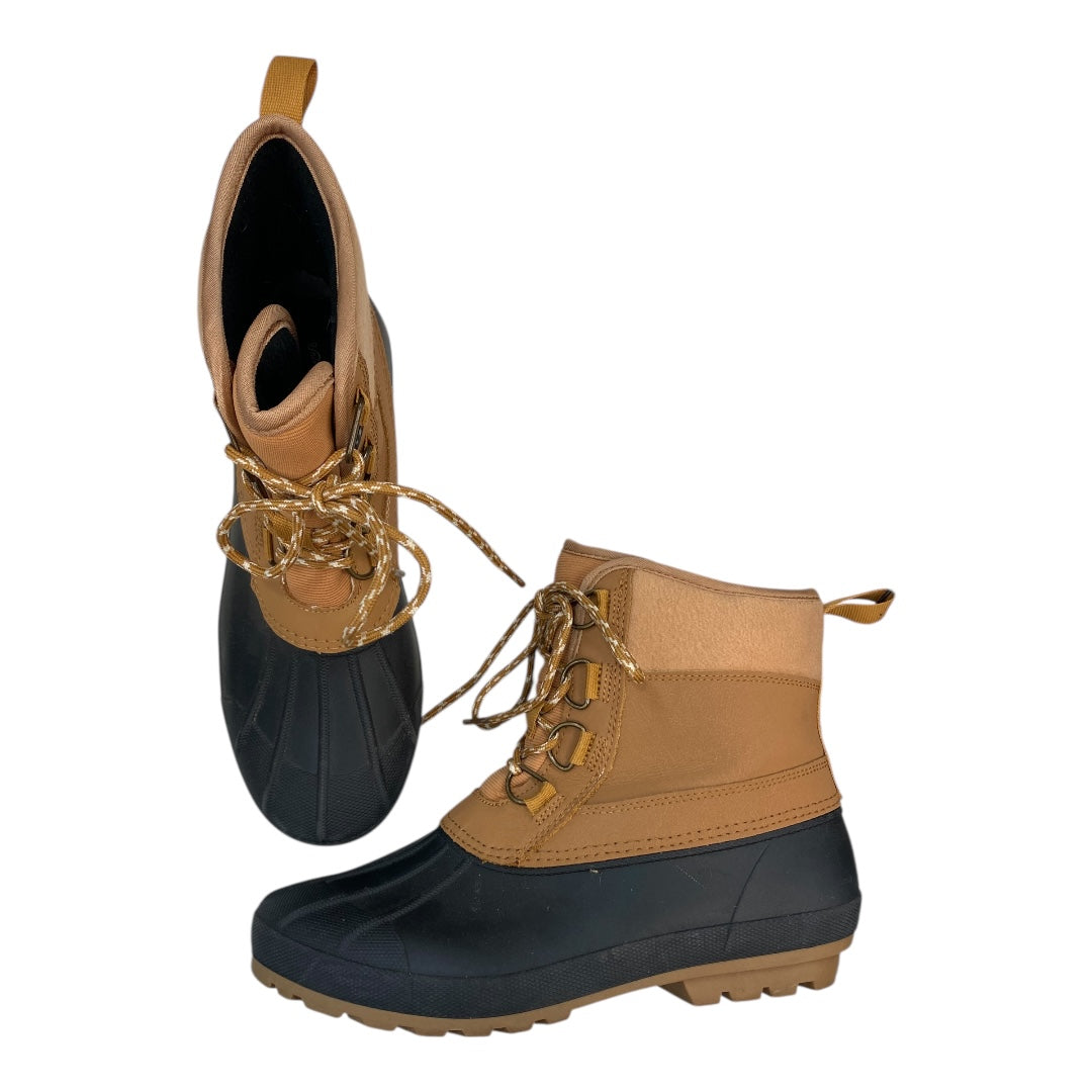 Boots Hiking By Universal Thread In Black & Brown, Size:8