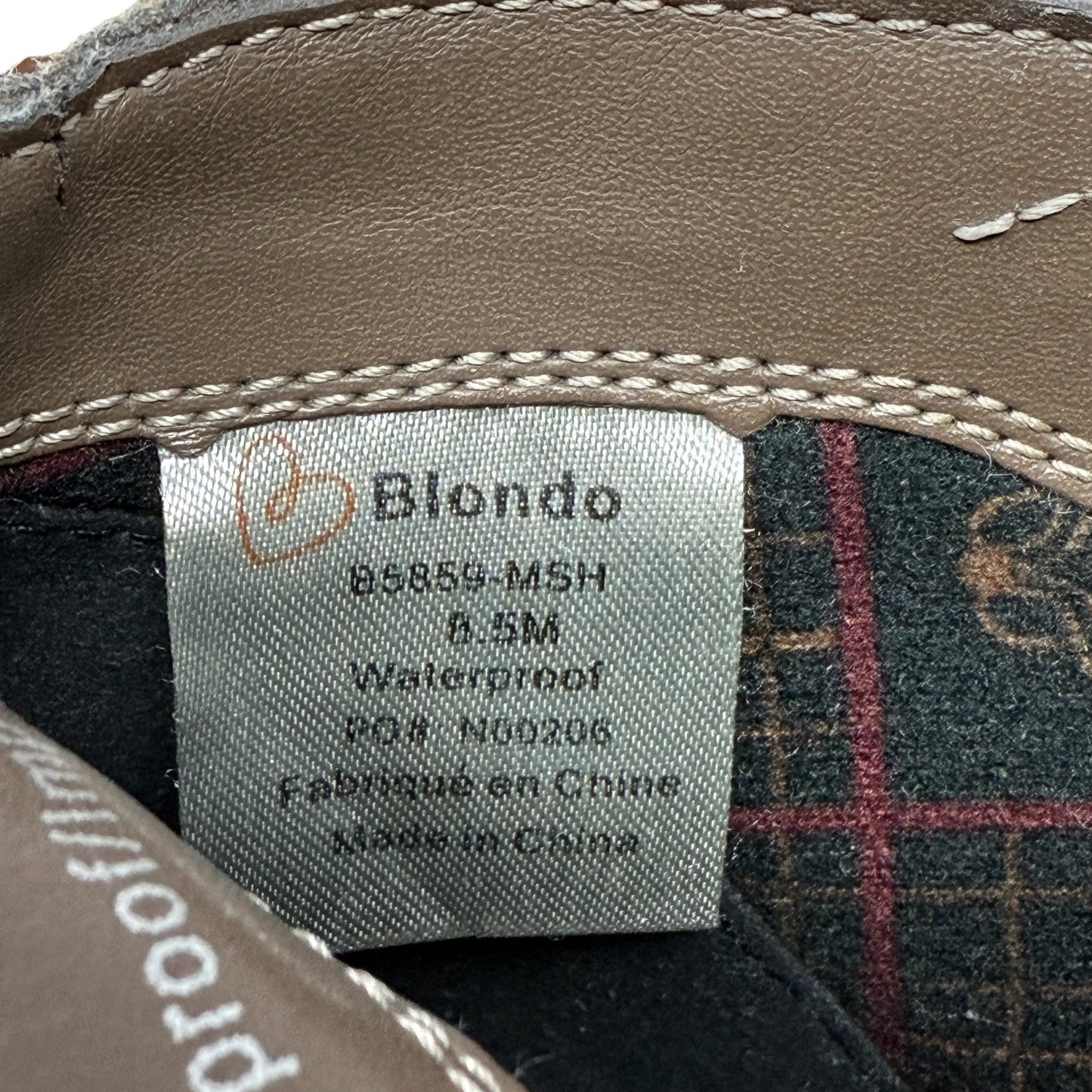 Liam Waterproof Suede Double Zip Booties By Blondo In Taupe, Size: 8.5