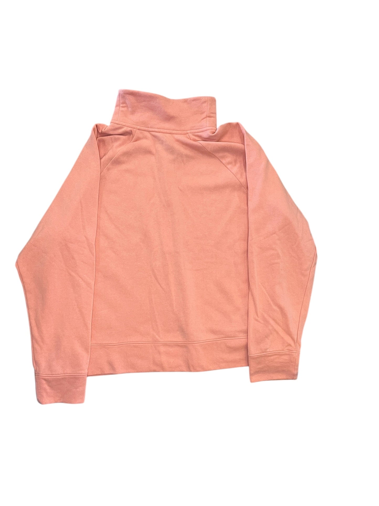 Athletic Top Ls Collar By Under Armour In Orange, Size:1X