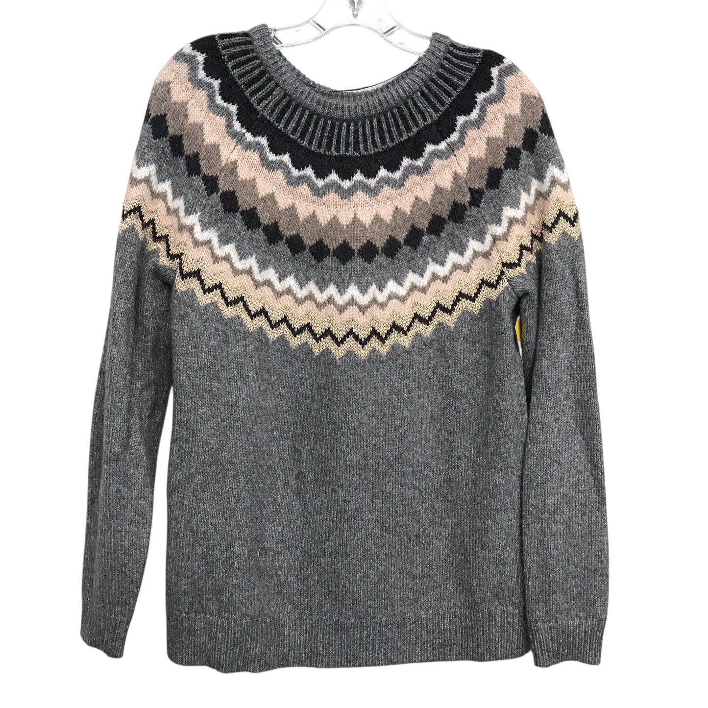 Sweater By Sonoma In Grey & Pink, Size:M