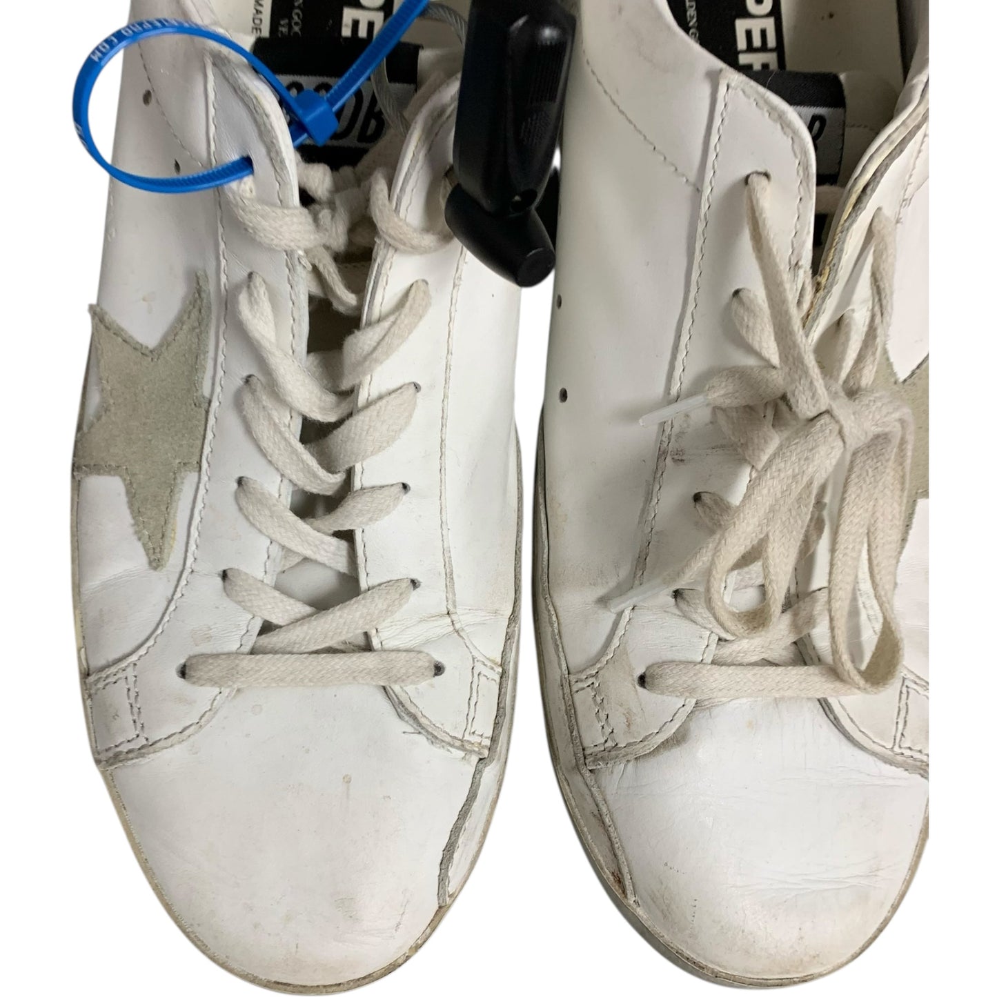 Shoes Luxury Designer By Golden Goose In White, Size: 10.5