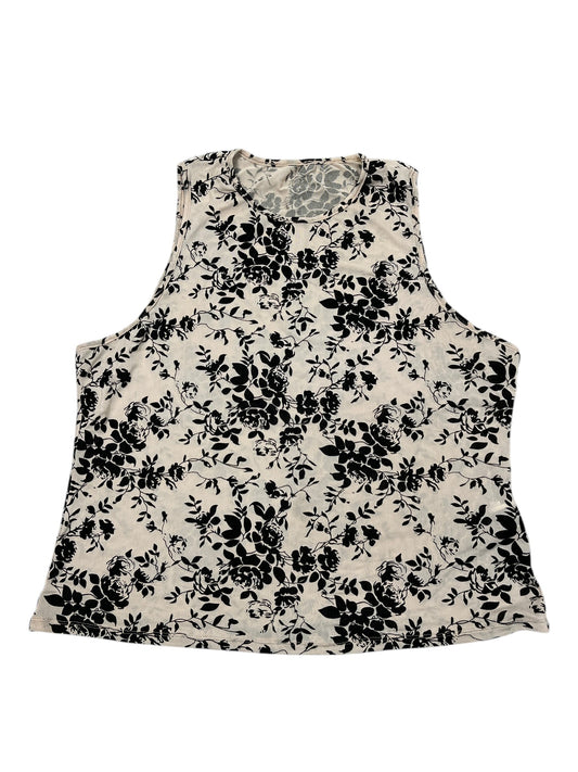 Tank Top By Shein In Floral Print, Size:4X