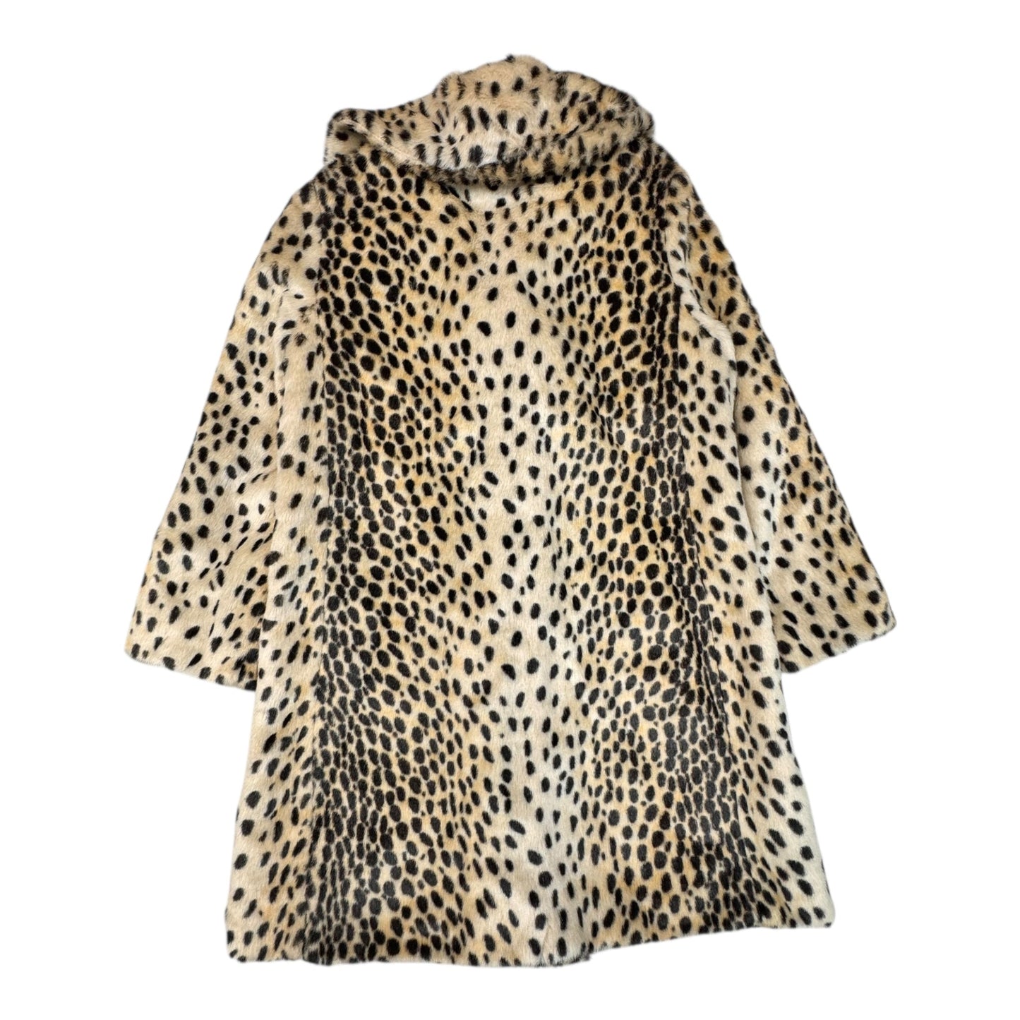 Coat Faux Fur & Sherpa By Ana In Animal Print, Size:M