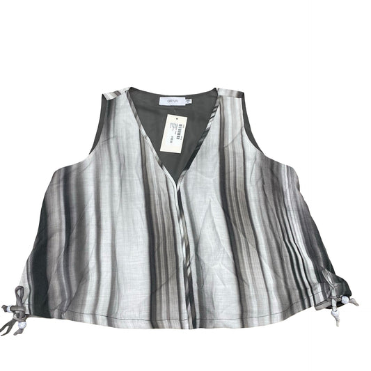 Top Sleeveless By Greylin In Grey, Size:M