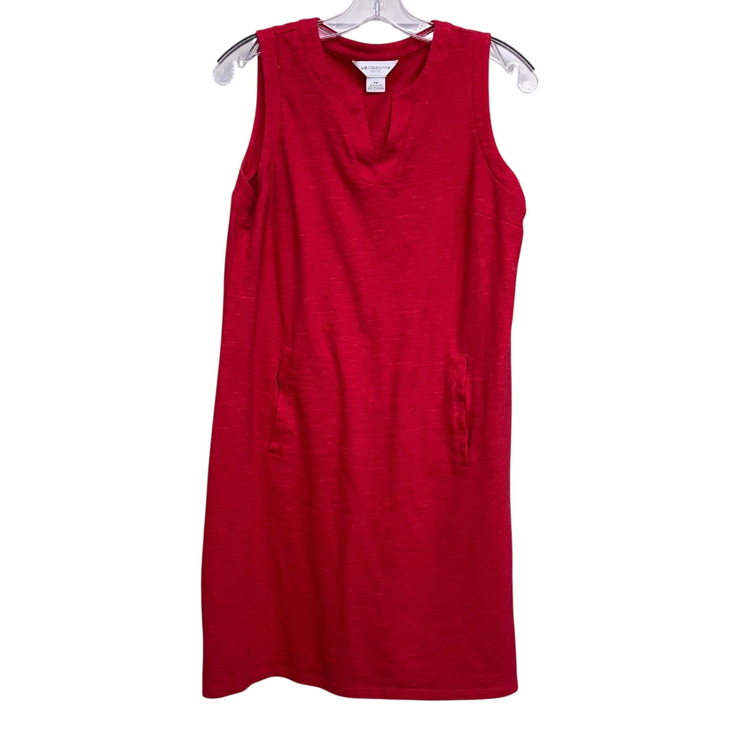 Dress Casual Short By Liz Claiborne In Red, Size:Mp
