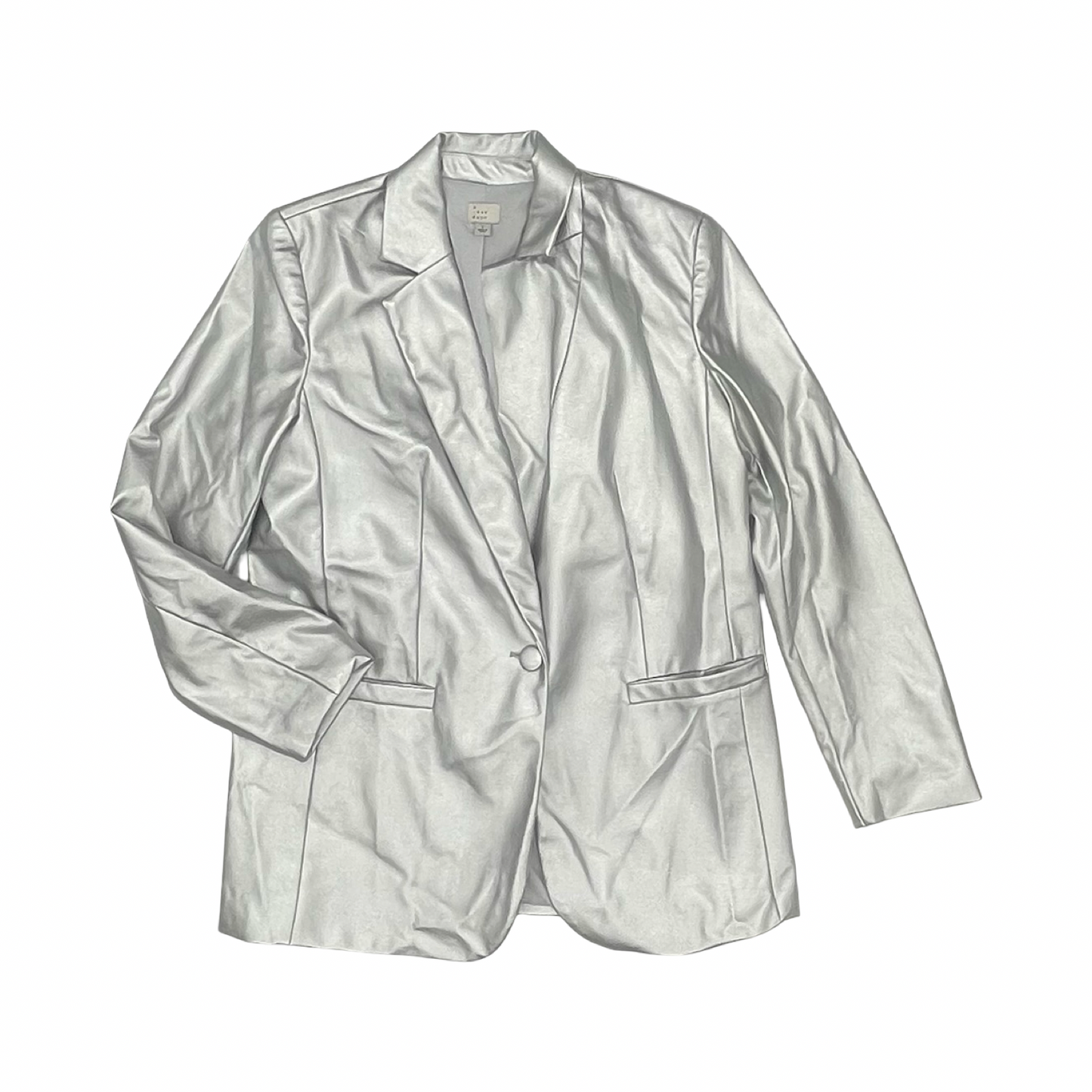 Blazer By A New Day In Silver, Size:L