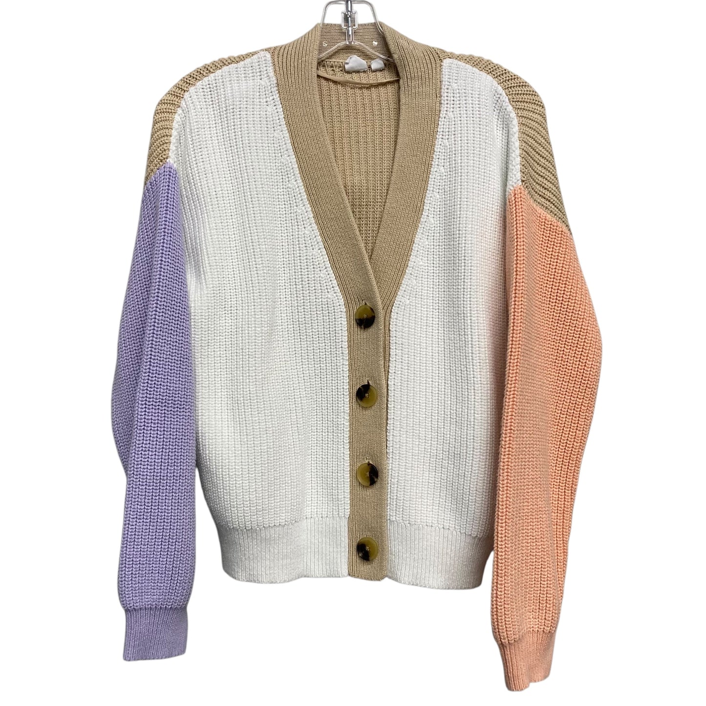 Sweater Cardigan By Gap In Multi, Size:L
