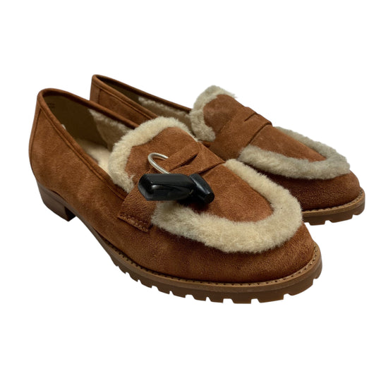 Shoes Flats By Talbots In Brown, Size:8