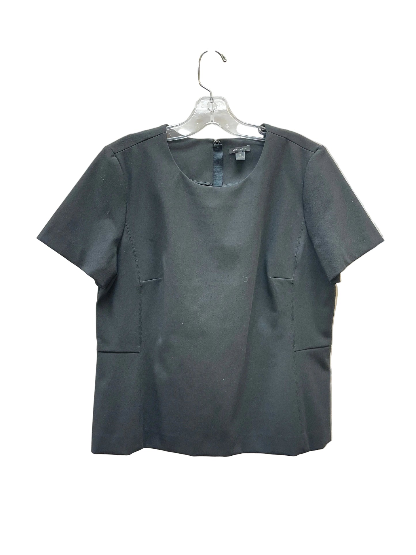 Top Ss Basic By Ann Taylor In Black, Size:M