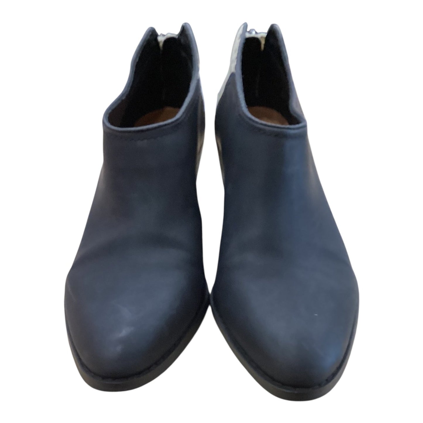 Boots Ankle Heels By Lucky Brand In Black & Cream, Size:8