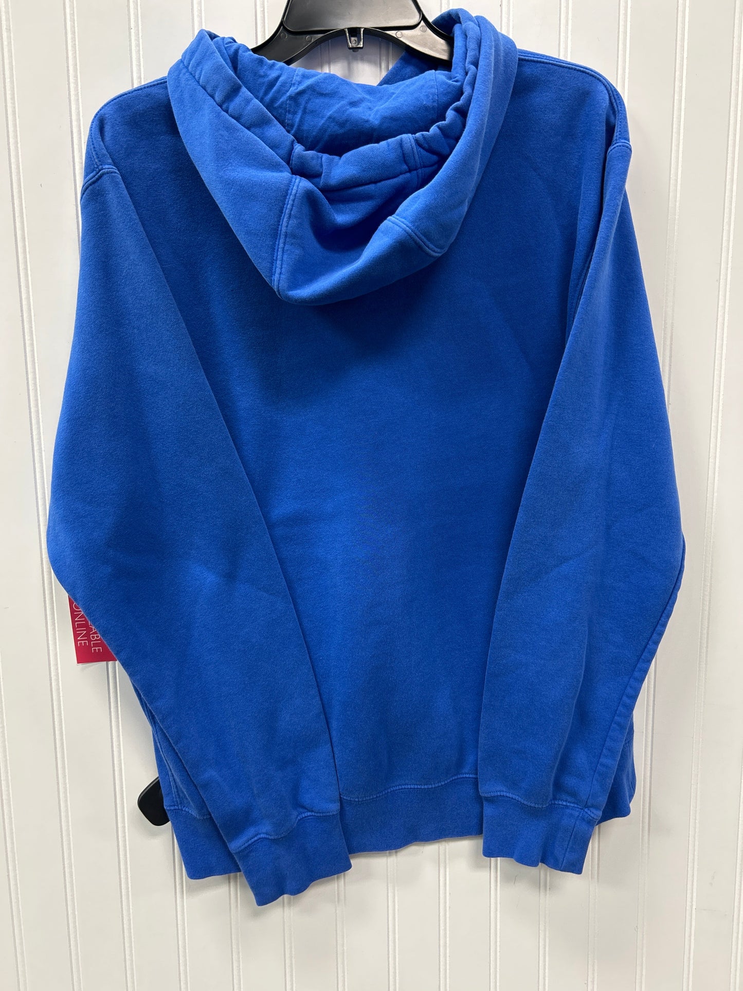 Sweatshirt Hoodie By Nike Apparel In Blue, Size:M