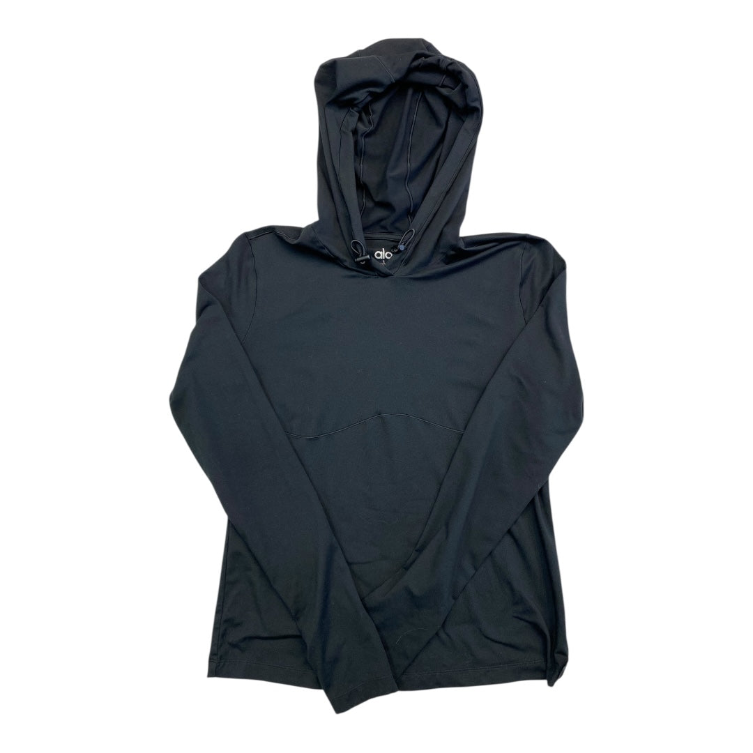Athletic Top Ls Hoodie By Alo In Black, Size:L