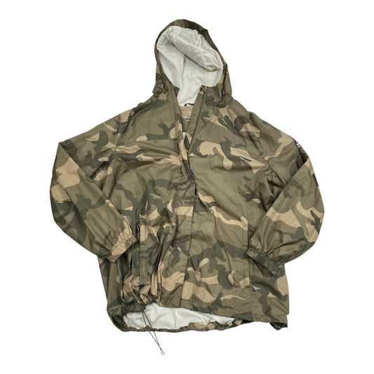 Jacket Windbreaker By  Cmc In Camouflage Print, Size:2X