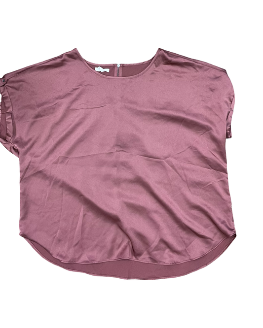 Top Ss By Maurices In Pink, Size:1X