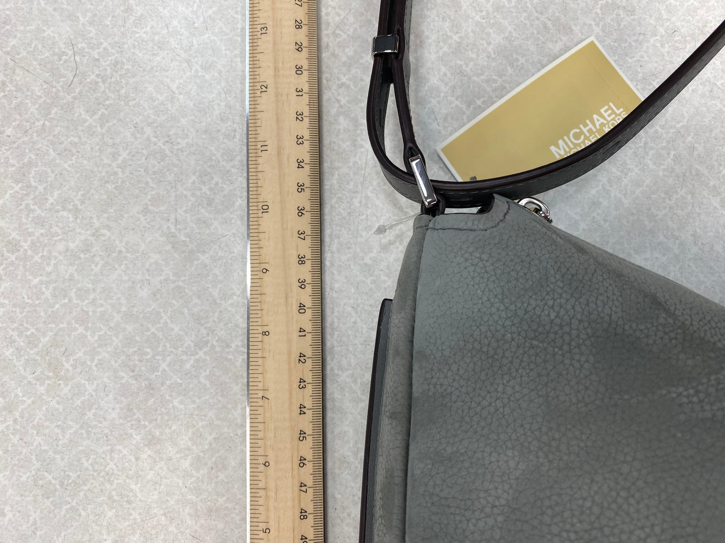 Handbag Designer By Michael Kors In Grey, Size:Large