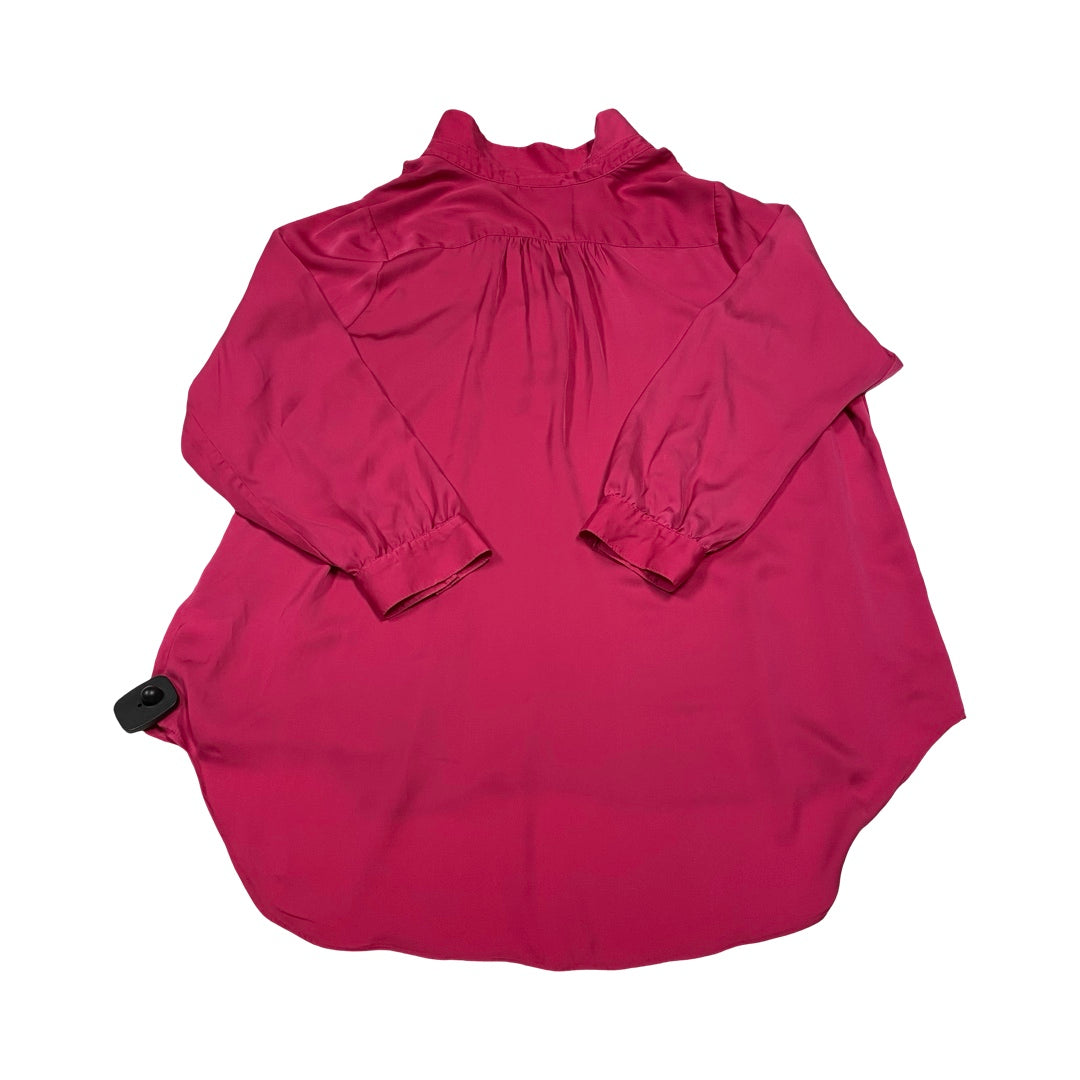 Blouse Ls By Apt 9 In Pink, Size:1X