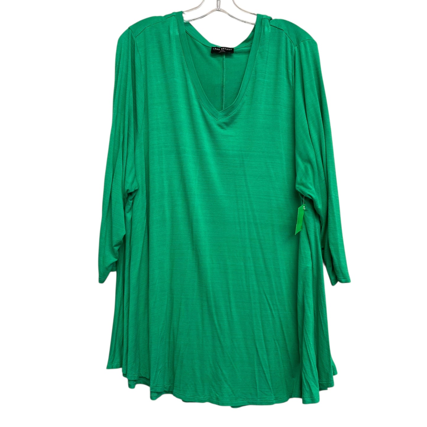 Top Ls Basic By Lane Bryant In Green, Size:3X