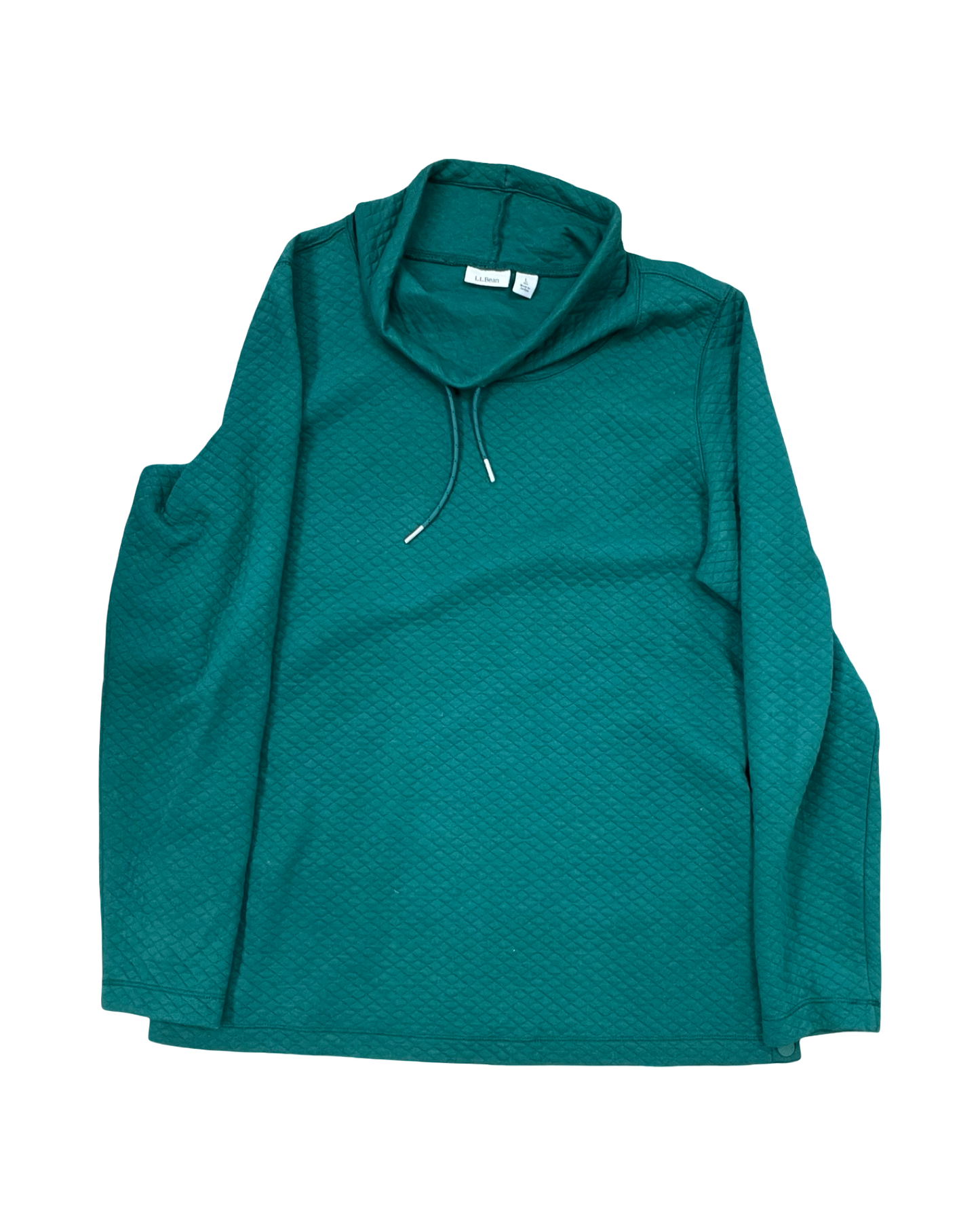 Sweatshirt Collar By L.L. Bean In Green, Size:L