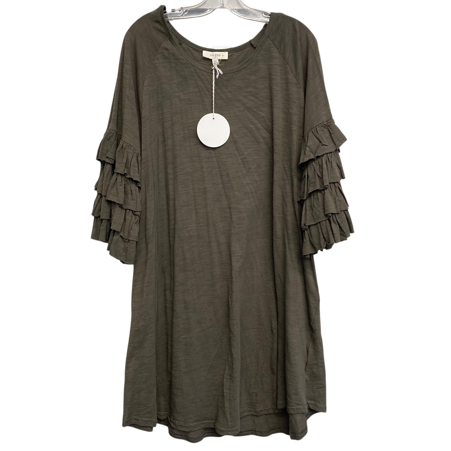 Dress Casual Short By Umgee In Green, Size:2X