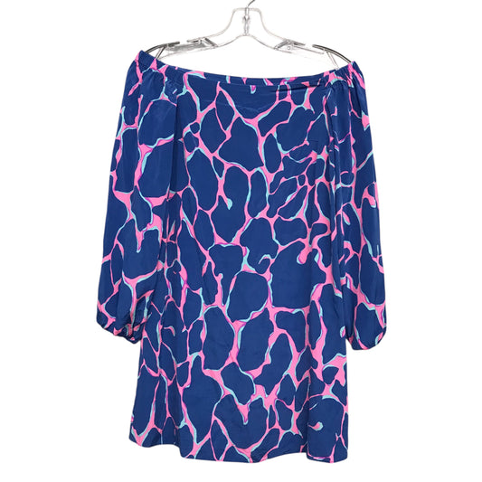 Dress Designer By Lilly Pulitzer In Blue & Pink, Size:Xxs