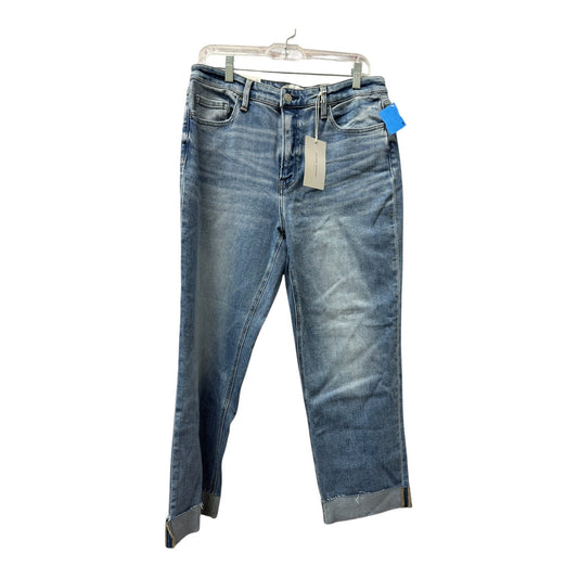 Jeans Boot Cut By Flying Monkey In Blue, Size:12