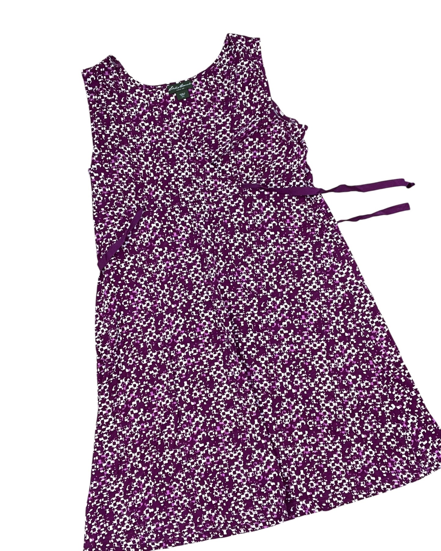 Dress Casual Midi By Eddie Bauer In Purple, Size:Xlp