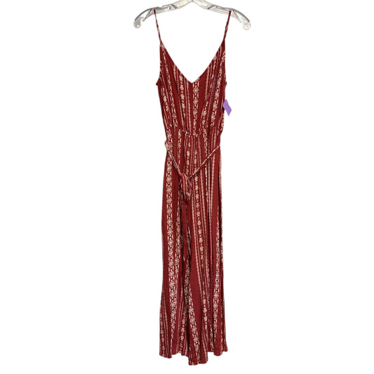 Jumpsuit By Mi Ami In Red & White, Size:M
