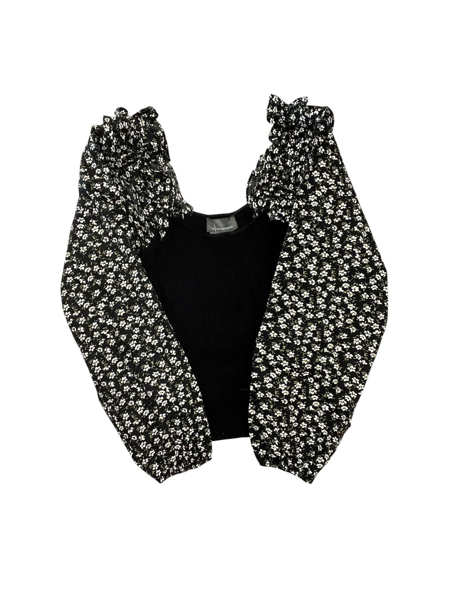 Top Ls By Anthropologie In Black & White, Size:M