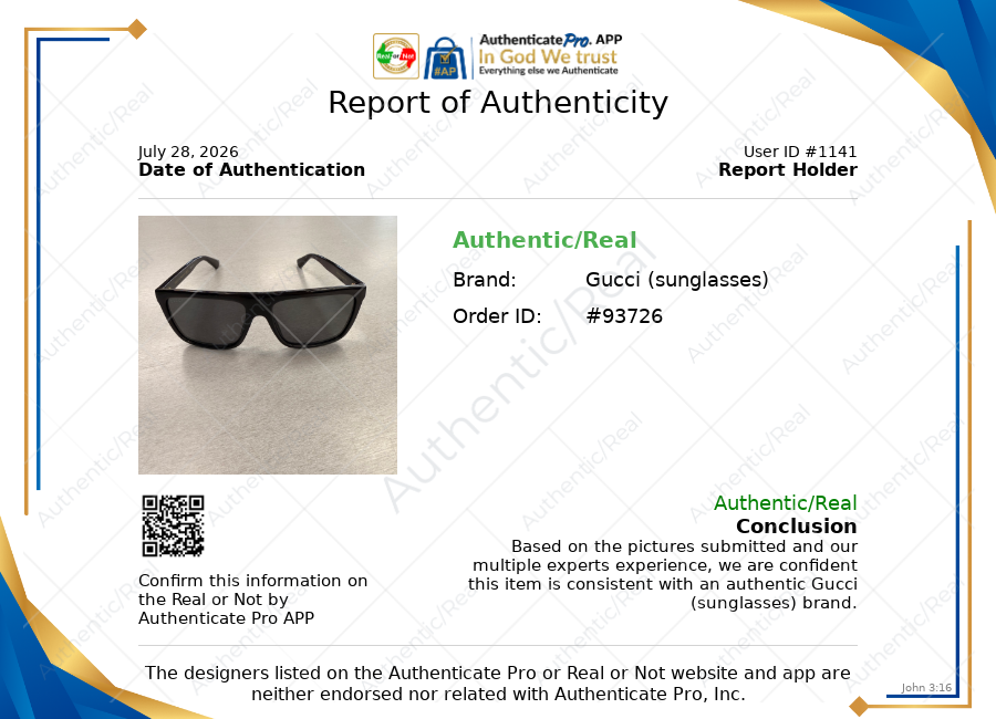 Sunglasses Luxury Designer By Gucci In Black, Size: