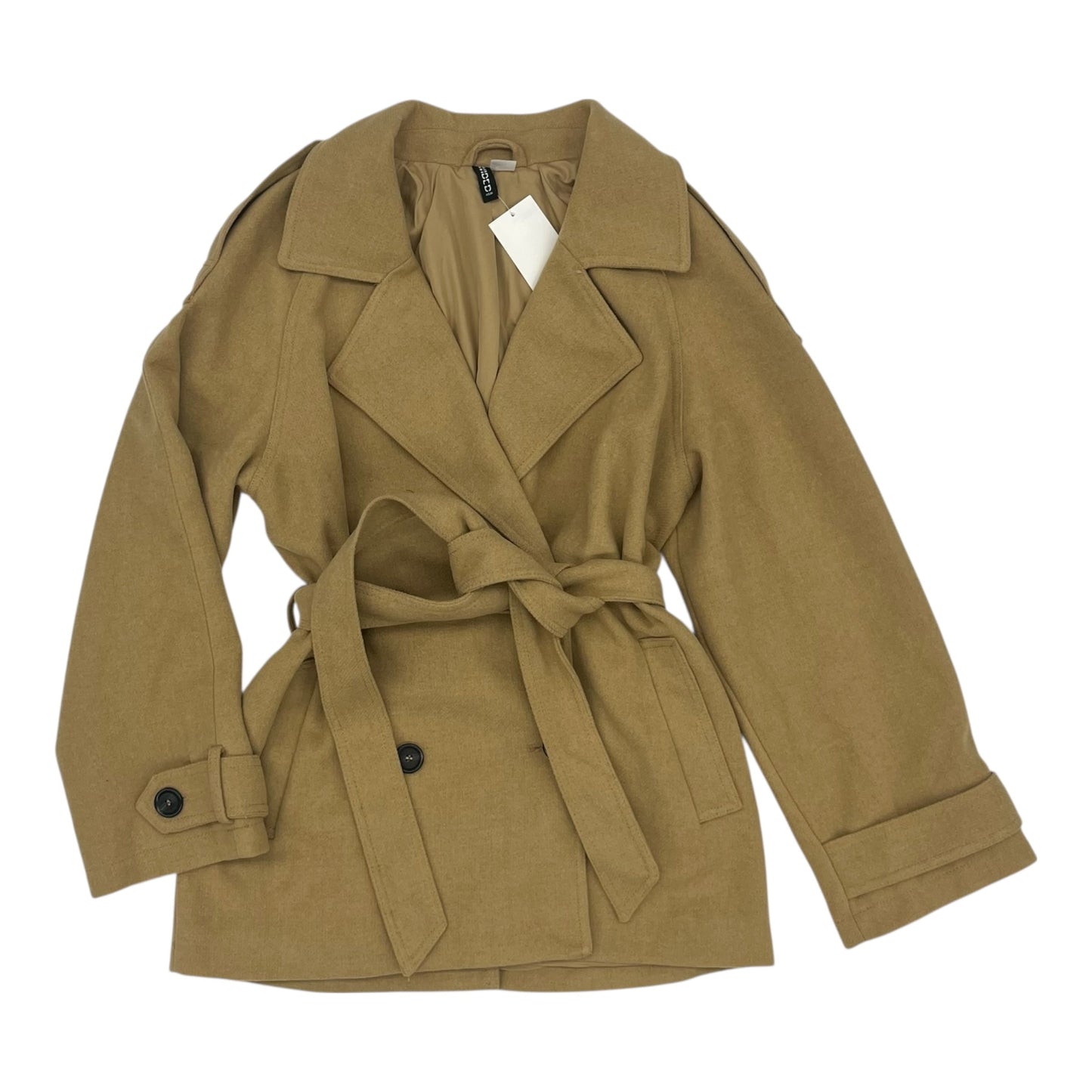 Coat Peacoat By Divided In Tan, Size:Xs