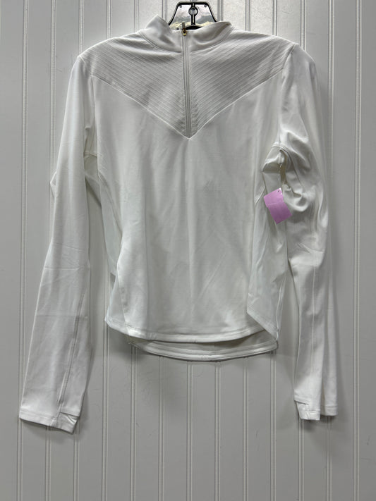 Athletic Top Ls Collar By Cmc In White, Size:L
