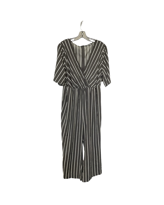 Romper By Bloomchic In Black & White, Size:16