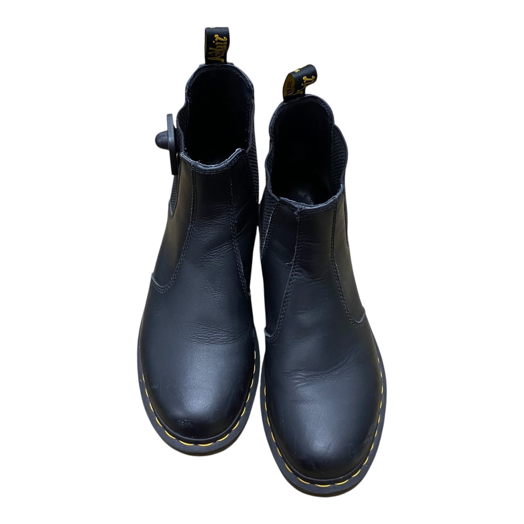 Boots Ankle Flats By Dr Martens In Black, Size:10