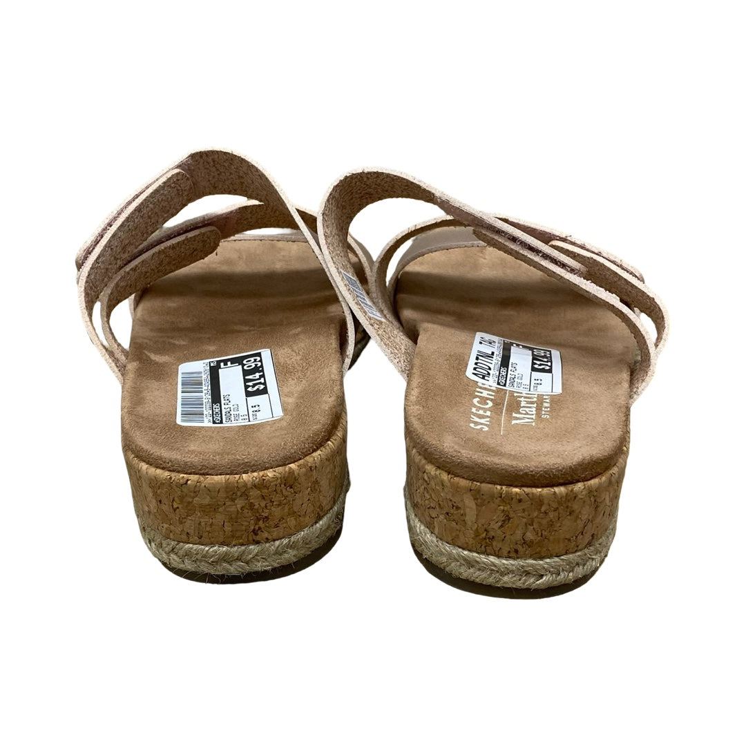 Sandals Flats By Skechers In Rose Gold, Size:8.5
