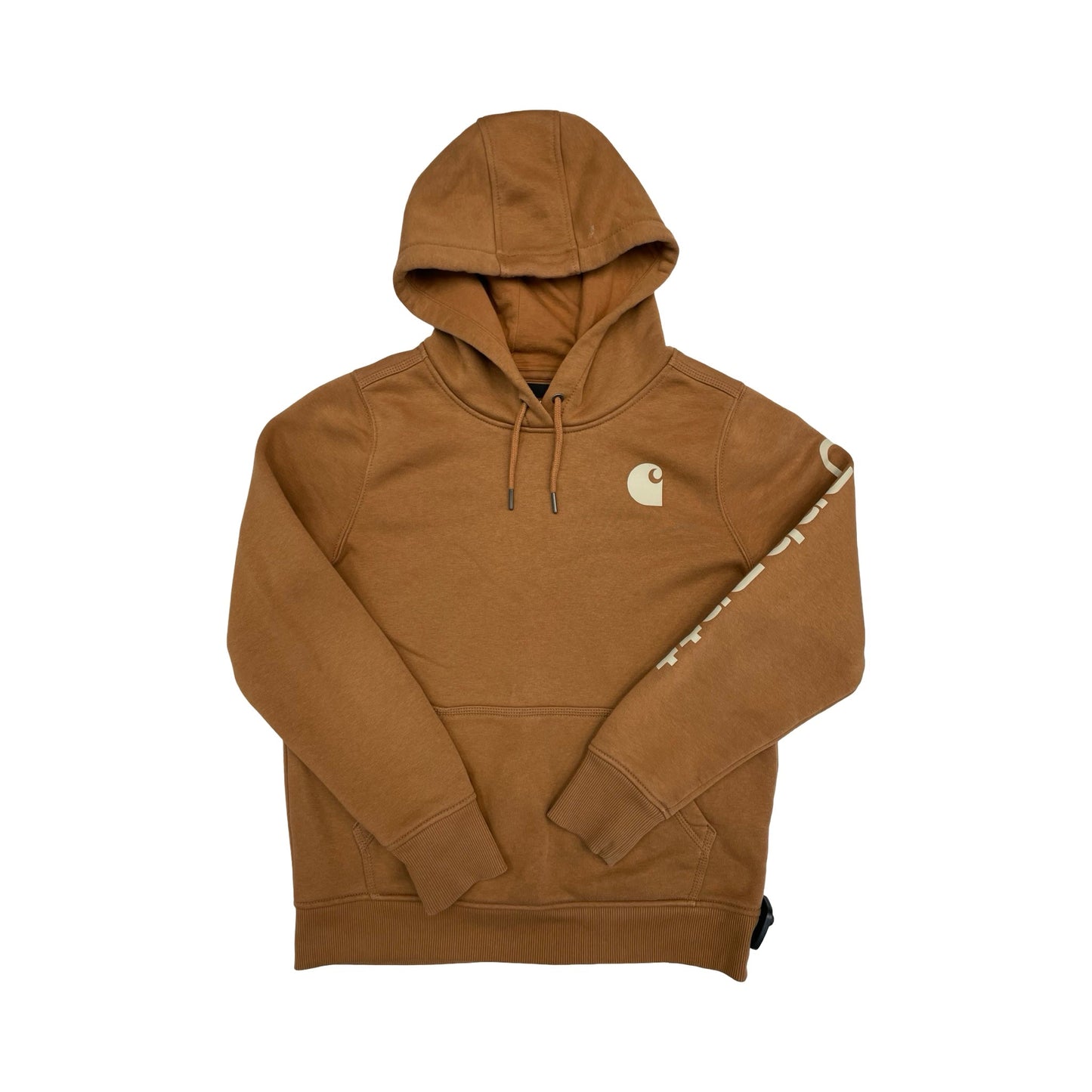 Sweatshirt Hoodie By Carhartt In Brown, Size:S