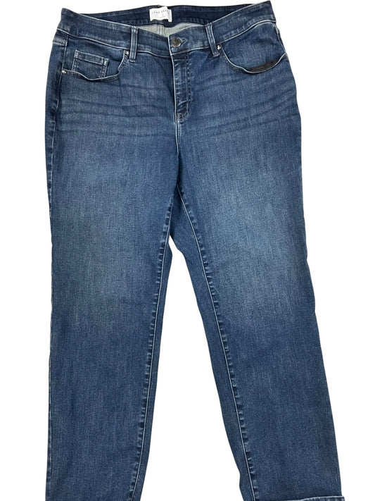 Jeans Straight By Lane Bryant In Blue Denim, Size:18