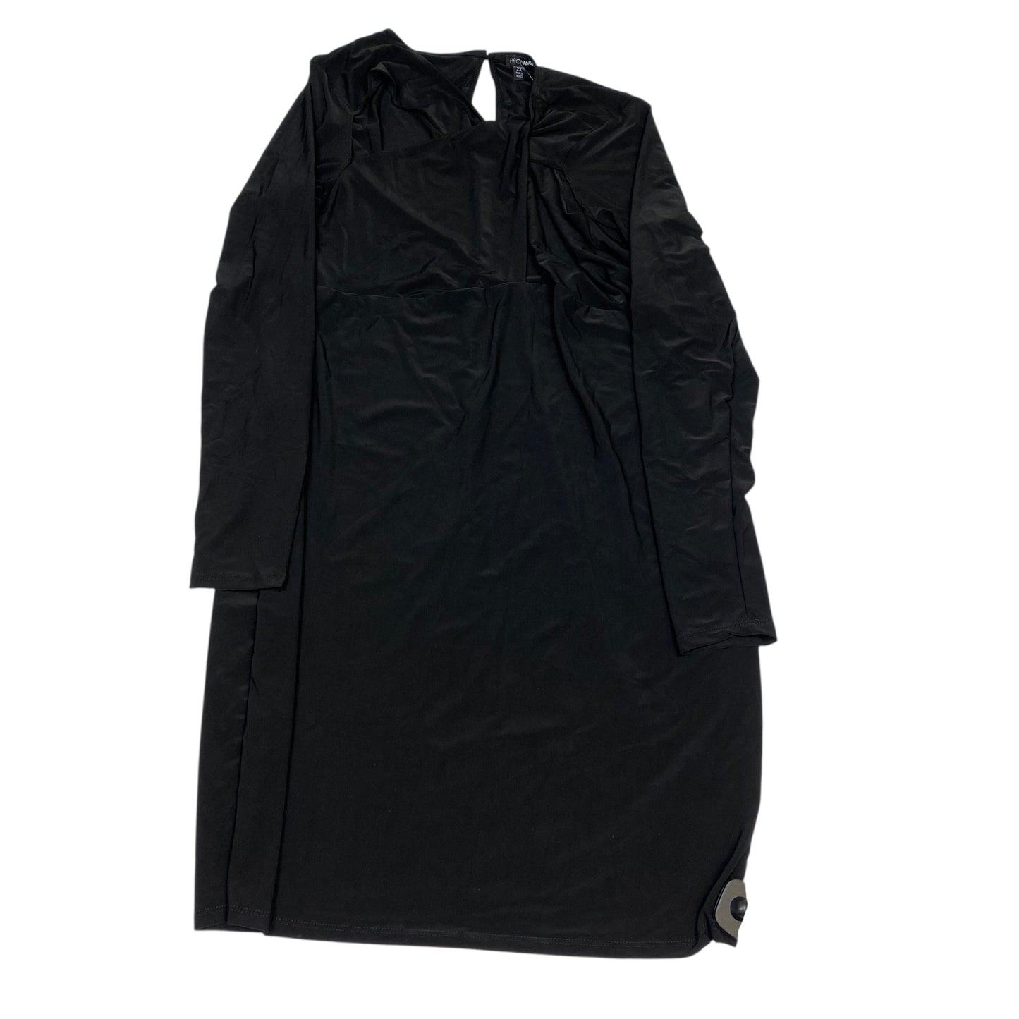 Dress Casual Short By Fashion Nova In Black, Size:2X