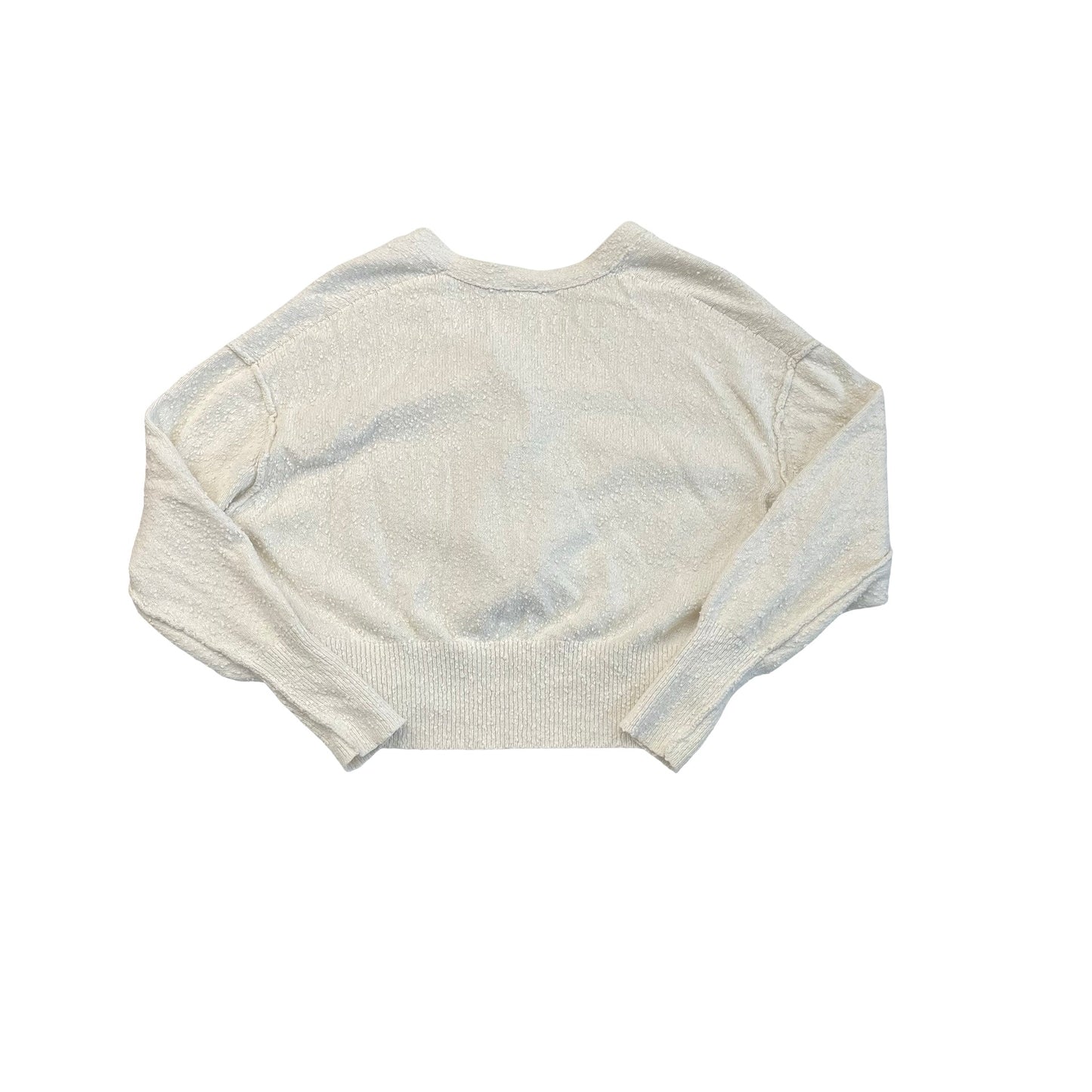 Sweater Cardigan By Free People In Cream, Size:S