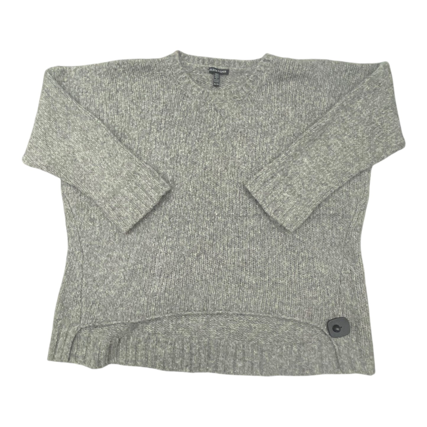 Sweater Designer By Eileen Fisher In Grey, Size:Xl